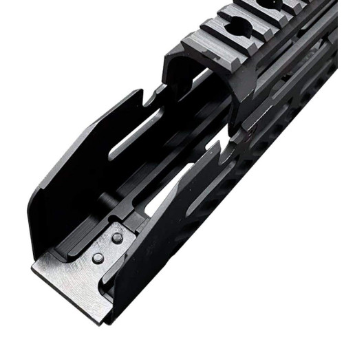 Тактична цівка X-GUN Handguard для АК-47/74/АКМ (алюміній) чорна фото 5