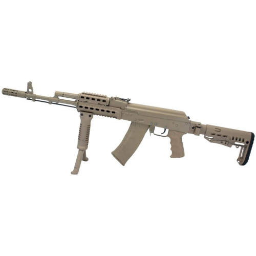 Цевье DLG Tactical (DLG-099) для АК-47/74 c 2-мя планками Picatinny + слоты M-LOK (полимер) койот фото 7