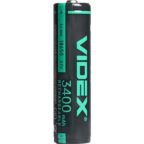 Аккумулятор Videx 18650-P Li-Ion 3400 mAh с защитой фото