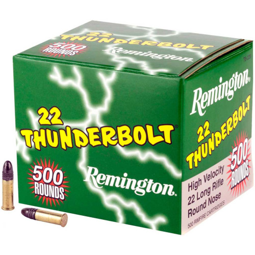 Патрон Remington Thunderbolt High Velocity кал. 22 LR куля RN, маса 2.59 гр/40 гран фото