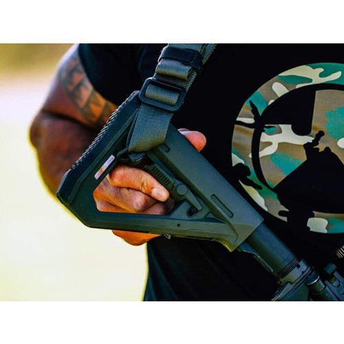 Приклад Magpul DT Carbine Stock Mil-Spec (черный) фото 9