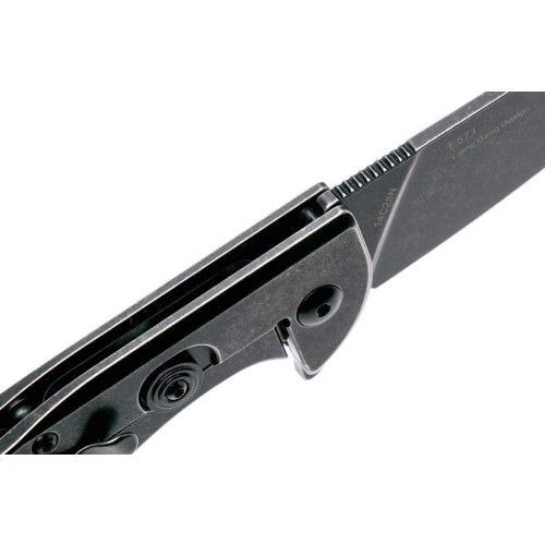 Нож Real Steel E571 Black Stonewashed (7132) фото 6