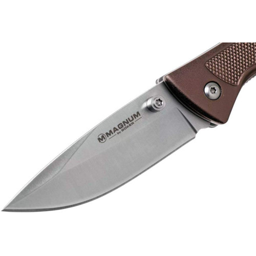 Ніж Boker Magnum Advance Checkering Dark Bronze фото 4