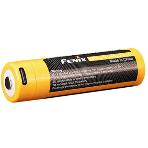 Аккумулятор Fenix ARB-L18-3400U-V30 18650 3400 mAh Type-C фото 3