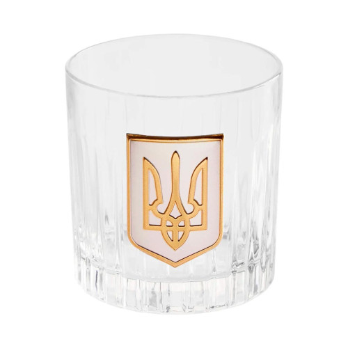 Набор стаканов для виски "ТРИЗУБ" Boss Crystal 2шт. (B2TRY2XG) фото 3