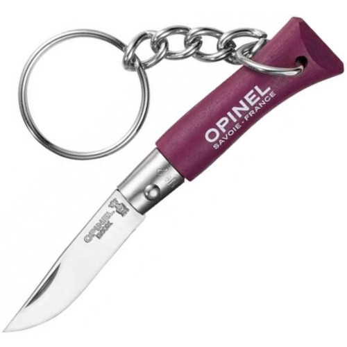 Нож Opinel Keychain №2 Inox фиолетовый фото