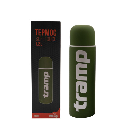 Термос TRAMP Soft Touch 1,2 л Хаки фото 4