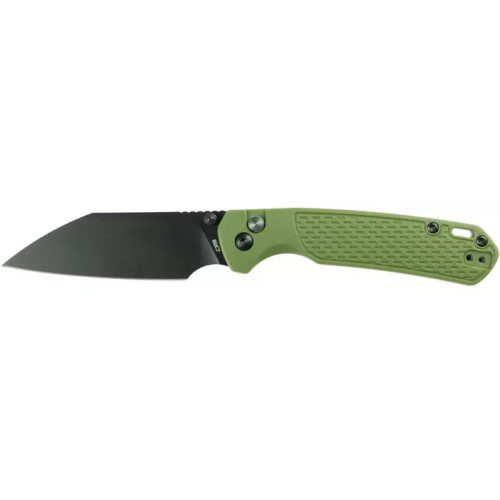 Нож CJRB Pyrite-Light Black Blade, AR-RPM9, FRN Green (J1945-BGN) фото 3