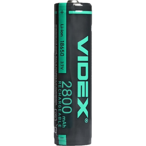 Аккумулятор Videx 18650-P Li-Ion 2800mAh с защитой фото
