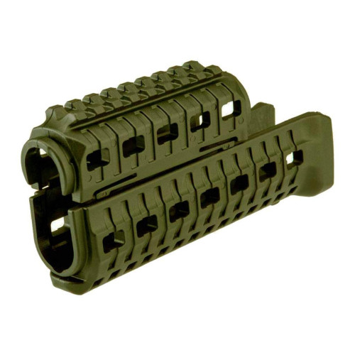 Цевье DLG Tactical (DLG-133) для АК-47/74 c 1-ой планкой Picatinny + слоты M-LOK (полимер) олива фото 2