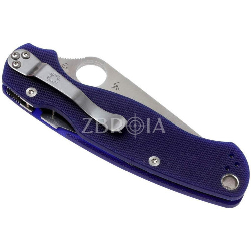 Ніж Spyderco ParaMilitary 2 Dark Blue (C81GPDBL2) фото 4