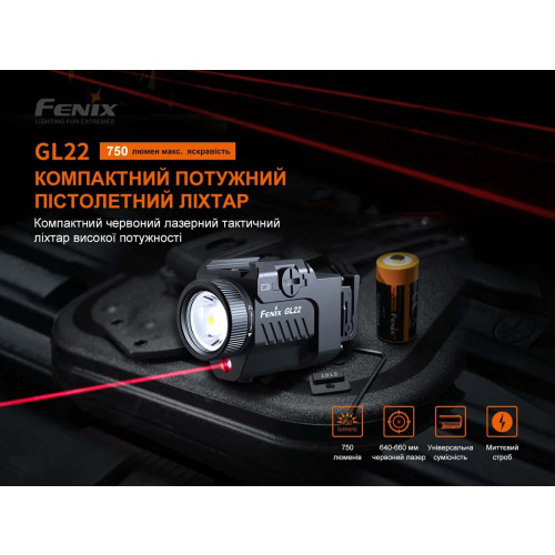 Фонарь пистолетный Fenix GL22 фото 5