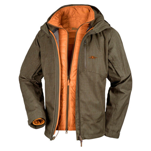 Куртка Blaser Active Outfits Hybrid Breaker 2in1 (Размер L, Зеленый/Оранжевый) фото
