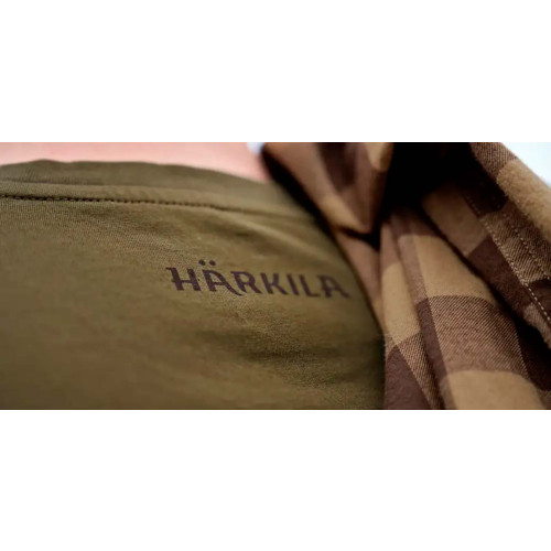 Футболка Harkila H-logo S/S T-Shirt (L, Dark Olive) фото 3