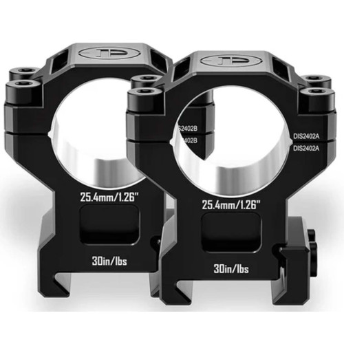 Кольца Discovery Optics 6061 (25.4 мм) Medium на Weaver/Picatinny. ВН – 19.3 мм фото
