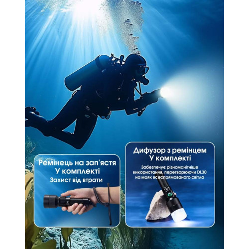 Ліхтар підводний Nitecore DL30 фото 13