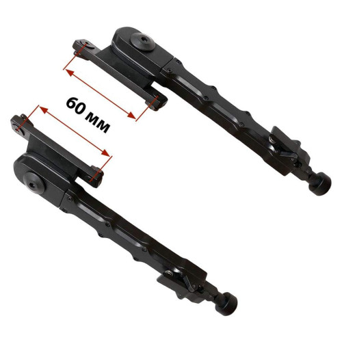 Сошки Buvele V9 на M-LOK (высота 18.4 - 22.9 см) раздельные фото 4