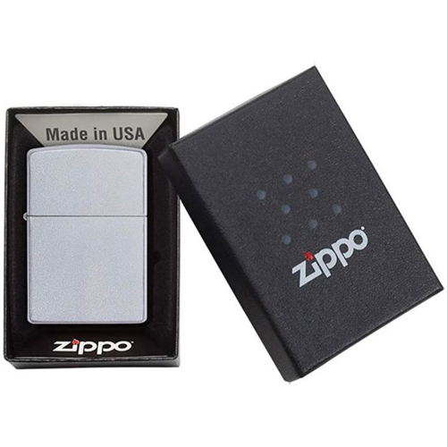 Запальничка ZIPPO 205 SATIN CHROME фото 4