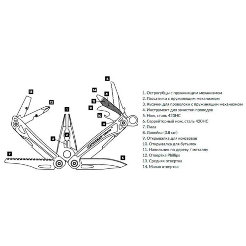 Мультитул Leatherman Sidekick (831439) фото 2