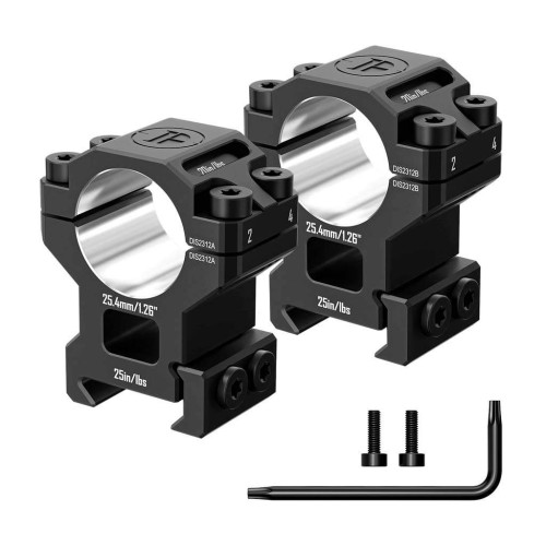 Кольца Discovery Scope Mount Rings 6061 Series (25.4 мм) Medium на Picatinny. ВН - 19.3 мм фото 2