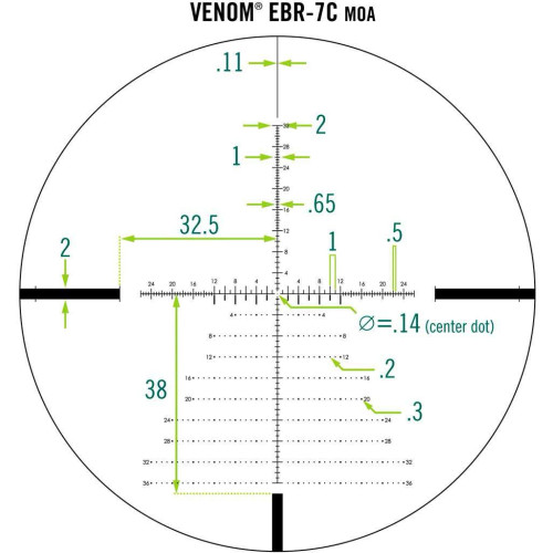 Прицел Vortex Venom 5-25х56 FFP EBR-7C (MOA) фото 9
