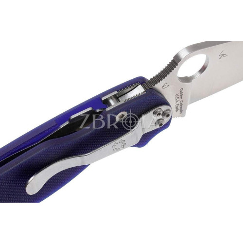 Ніж Spyderco ParaMilitary 2 Dark Blue (C81GPDBL2) фото 6