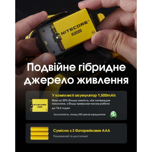 Ліхтар Nitecore UT27 чорний фото 5