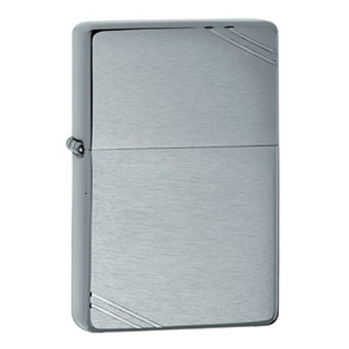Запальничка ZIPPO 230 Brushed Chrome Vintage with Slashes фото