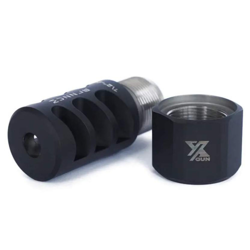 ДТК XGUN Muzzle кал. 223 (5,56). Резьба 1/2"-28. Цвет - черный фото 3