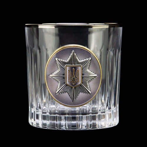 Набор стаканов для виски "Нацполиция Украины", Boss Crystal 6 шт. (B6MVS2PGD) фото 2