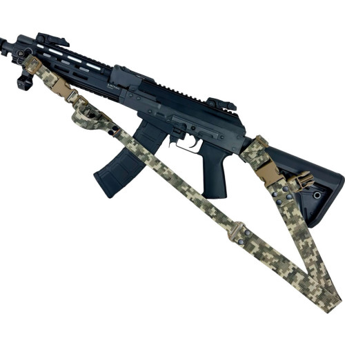 Ремень оружейный одно/двухточечный RAGNAROK «ODIN» Gen.II carbine Пиксель фото