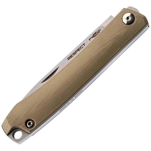 Нож N.C. Custom Respect G10 Tan фото 7