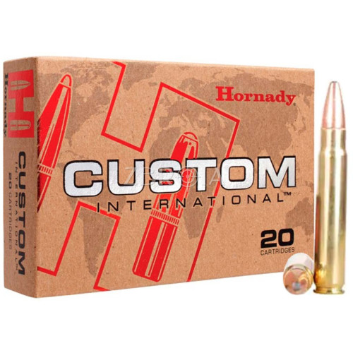 Патрон Hornady Custom International кал. 9,3х62 пуля Interlock SP, масса 18.53 гр/286 гран фото