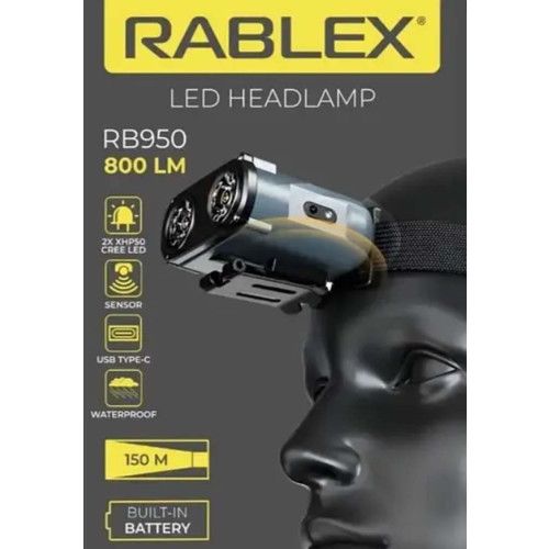 Фонарь налобный RABLEX RB-950 фото 2