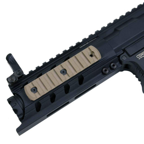 Планка DLG Tactical (DLG-112) для M-LOK, профіль Picatinny/Weaver (9 слотів) койот фото 2