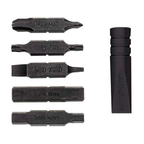 Переходник-битодержатель + биты Leatherman Removable Bit Driver на крестовую отвертку мультитула (931013) фото 2