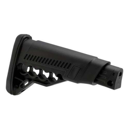 Телескопический приклад DLG Tactical TBS Utility (DLG-081) для помповых ружей Remington, Mossberg, Maverick (черный) с патронташем фото 8