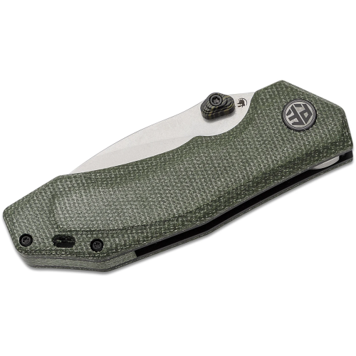 Нож складной Petrified Fish Havrog к. Green Micarta (PFP04GRMW) фото 3