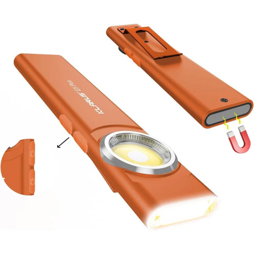 Ультратонкий фонарь Klarus E5 Plus 650 лм/500 mAh. Orange фото 2