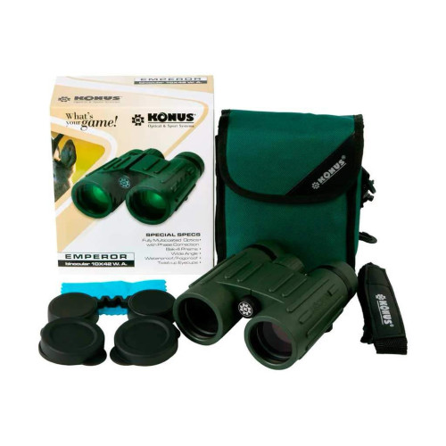 Бинокль Konus Emperor 10x42 WA Green фото 5