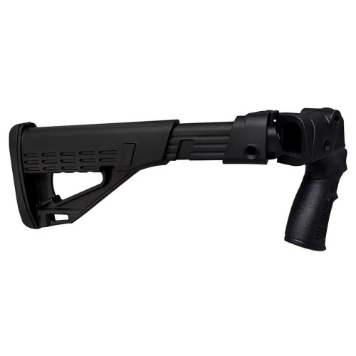 Телескопический приклад DLG Tactical TBS Solid (DLG-083) для помповых ружей Remington, Mossberg, Maverick (черный) фото 3