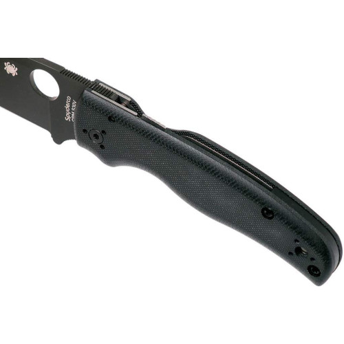 Ніж Spyderco Shaman Black Blade (C229GPBK) фото 7