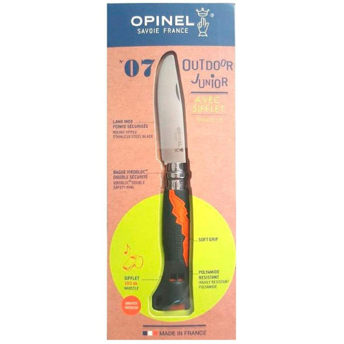 Ніж Opinel №7 "Outdoor Junior" помаранчевий фото 2