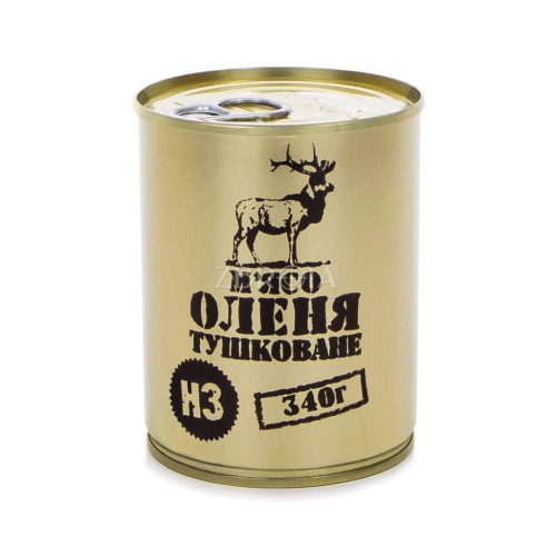 Консервы мясные "Мясо оленя тушеное" фото
