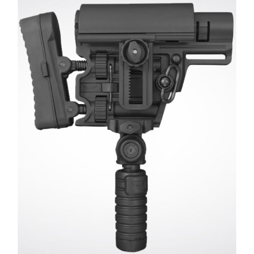 Регулируемая рукоятка-монопод DLG Tactical (DLG-046) Picatinny Monopod Grip Black фото 5