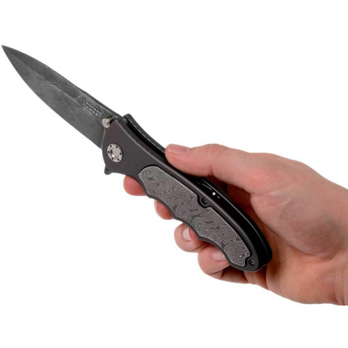 Нож Boker Leopard Damascus III Collection фото 8