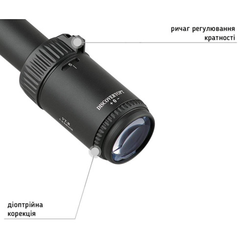 Приціл Discovery Optics VT-R 4-16x40 AOE SFP (25.4 мм, підсвічування) фото 8