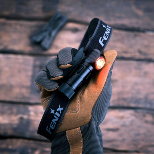 Ліхтар налобний тактичний Fenix Scout з червоним світлом фото 6