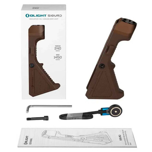 Фонарь Olight Sigurd. Цвет - desert tan фото 11