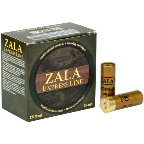 Патрон Zala Arms Express кал. 12/70 дробь №4, навеска 36 гр фото